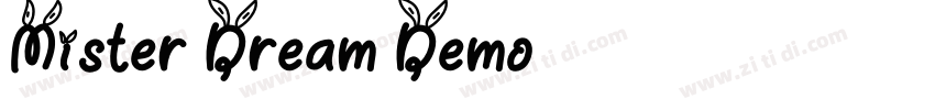 Mister Dream Demo字体转换